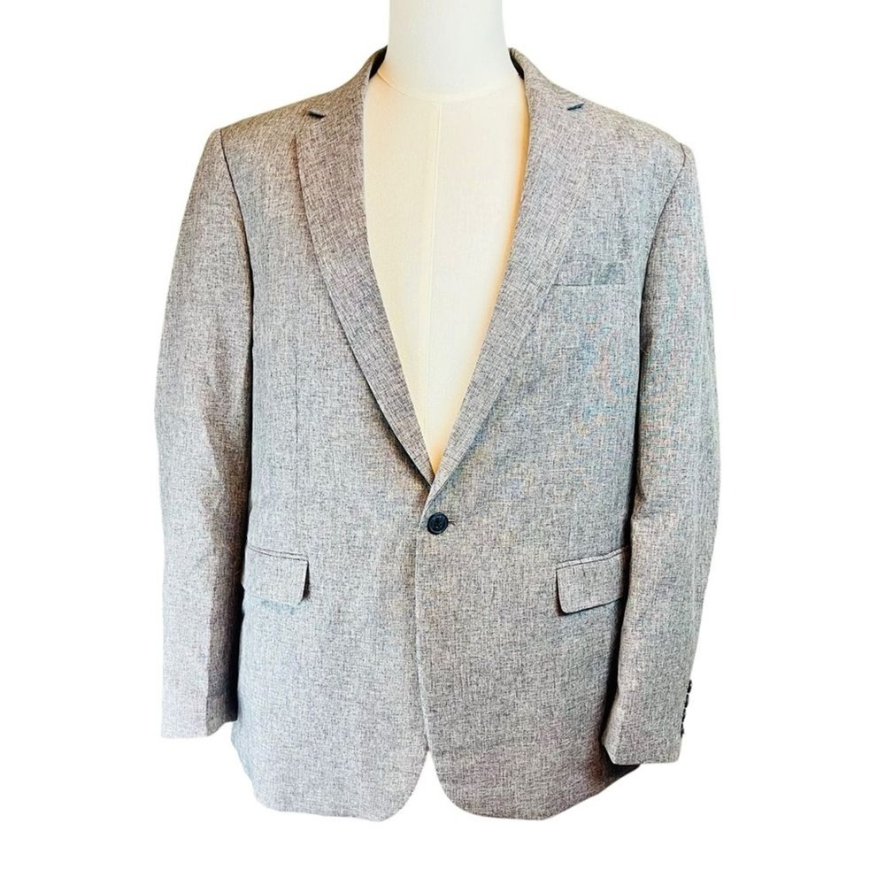 PJ PAUL JONES Mens Blazer Sz‎ XL Lightweight Jacket Coat Casual Travel Wedding
